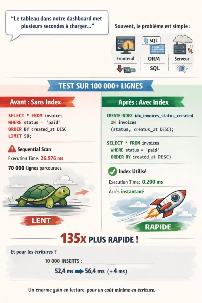 Pourquoi votre listing PostgreSQL rame (et comment 1 index le rend instantané)